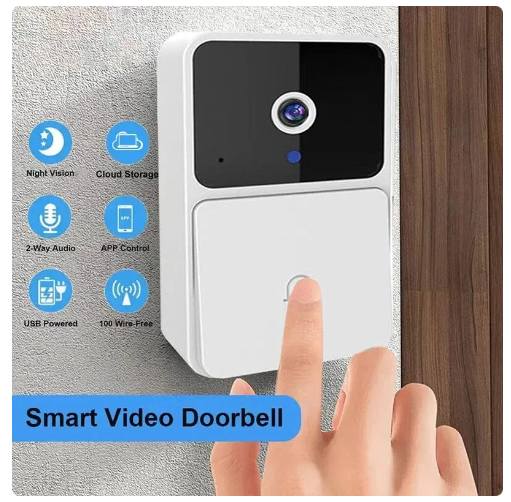 WIFI Video Doorbell Two Way Intercom Voice Change For Home
