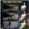 3MP IP Camera 5G Wifi Surveillance Full Color Night Vision - Ziicam App