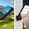 Solar Street Lights Outdoor Solar Lamp With Waterproof Motion Sensor Security Lighting