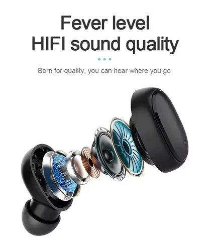 A6S TWS Wireless Bluetooth Headset With Microphones Sports Earbuds