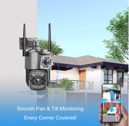8MP 4G SIM V380 Pro IP Security Camera PTZ Camera