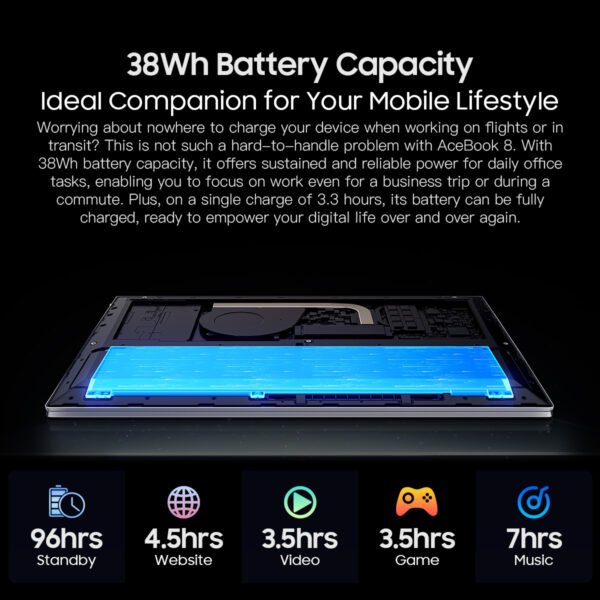 Blackview AceBook 8 15.6″ Intel N97 16GB RAM 512GB SSD