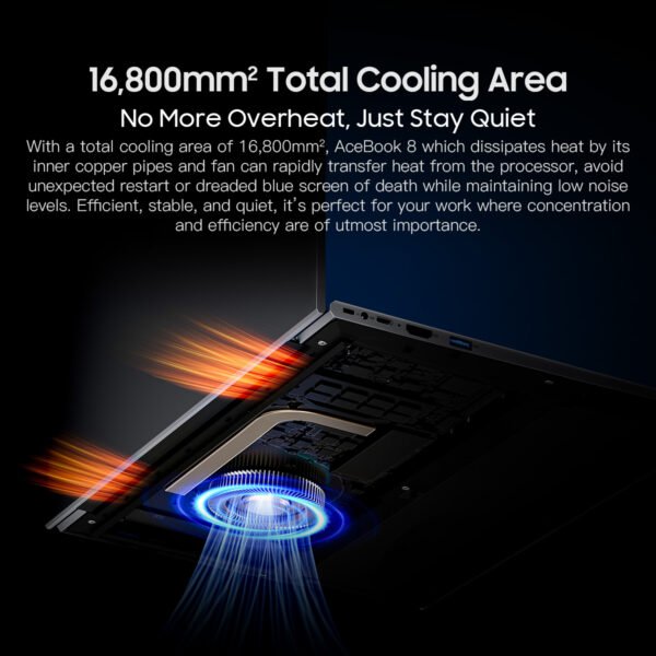 Blackview AceBook 8 15.6″ Intel N97 16GB RAM 512GB SSD