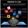 Android 13 Smart TV Box Home Theater WIFI