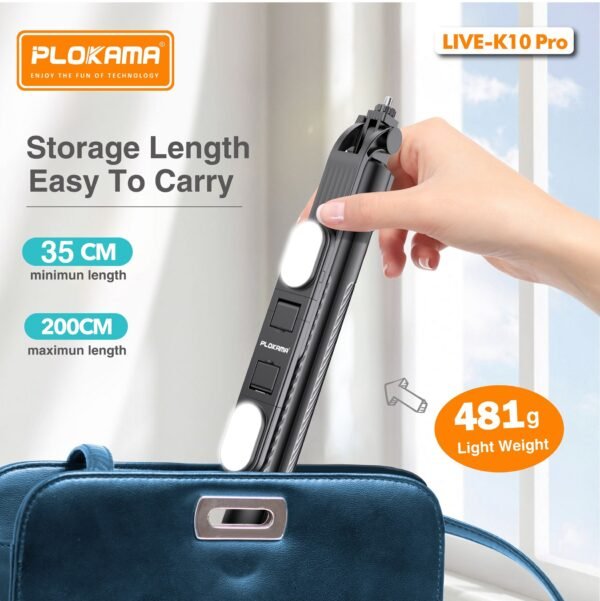 Plokama Live K10 Pro Live Broadcast Stand Tripod Premium Quality