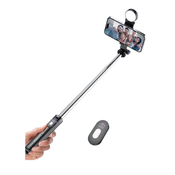 PLOKAMA Live K7 Pro LED Broadcast Stand Tripod 105cm