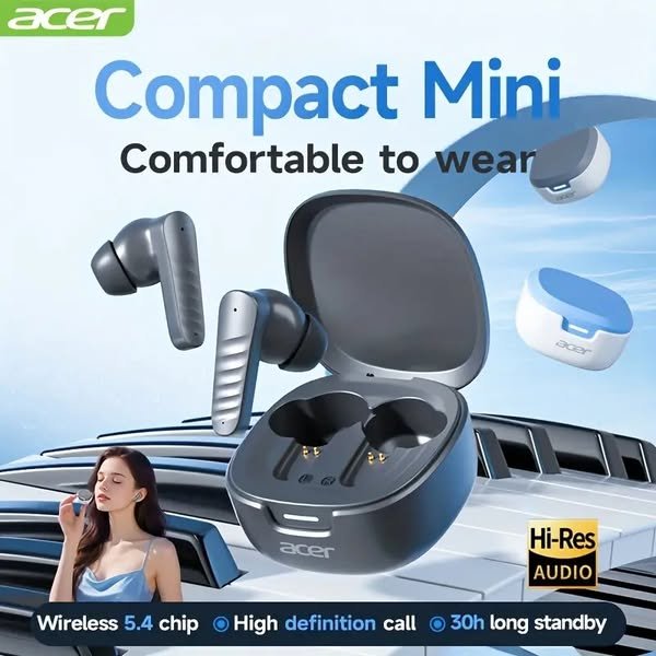 Acer OHR503 Lightweight Bluetooth 5.4 Earbuds