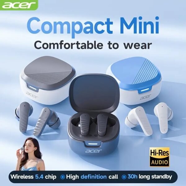 Acer OHR503 Lightweight Bluetooth 5.4 Earbuds