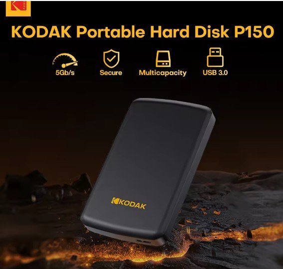 KODAK P150 Portable Hard Drive 500GB