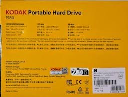 KODAK P150 Portable Hard Drive 500GB
