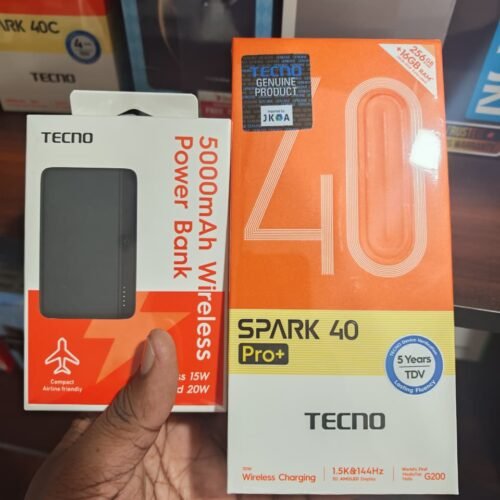 Techno Spark 40 Pro + 8GB 256GB (with Magsafe Power Bank)