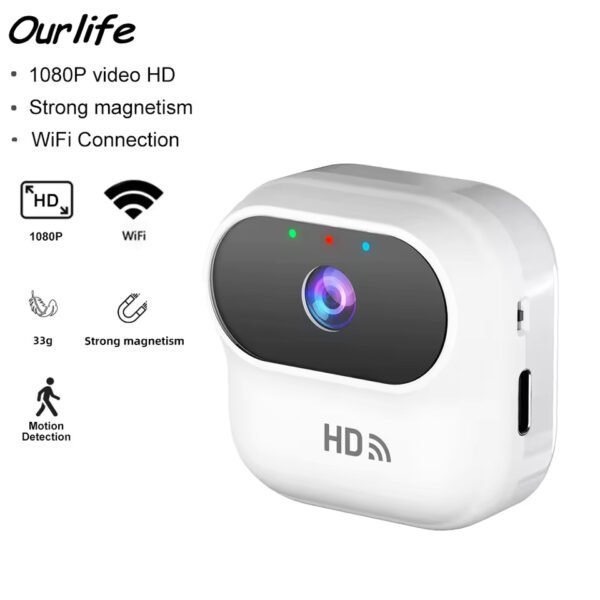 1 WiFi Action Security Camera 1080P 2.4G Smart Home Camera
