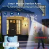 8MP 4G SIM Dual Lens Outdoor Human Detect PTZ Camera - V380 Pro App